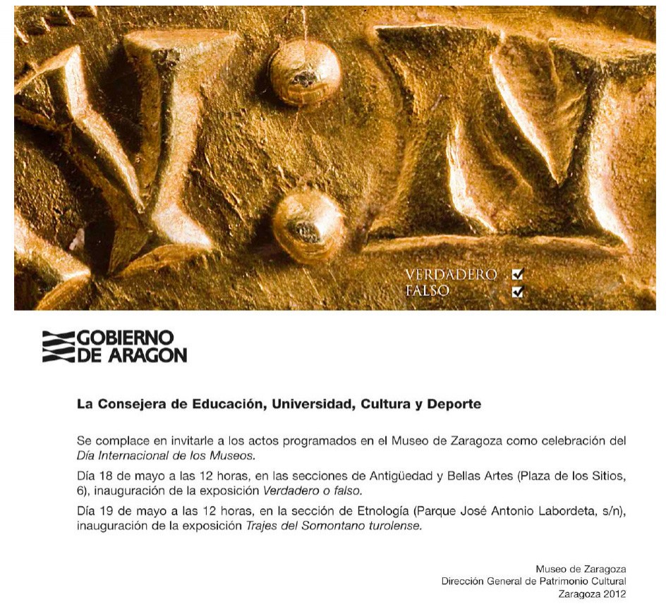 Día internacional de los museos. Museo de Zaragoza