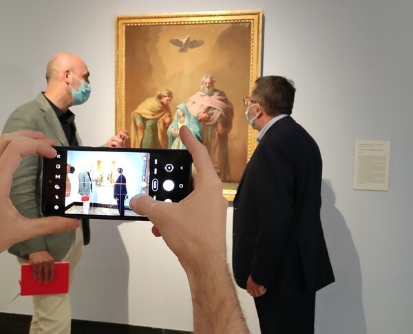 Una nueva obra de Goya en el Museo de Zaragoza: 'La Virgen con san Joaquín y santa Ana'