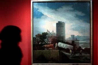 Concentración de 'goyas' en Barcelona. El País