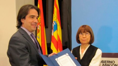 Julia Dorado: “Como pintora que graba me siento muy cerca del trabajo de Goya”. Gabinete de Comunicación del Gobierno de Aragón