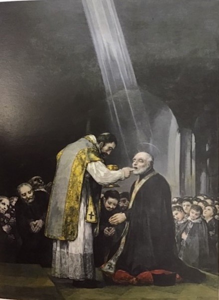 La ultima comunión de San José de Calasanz