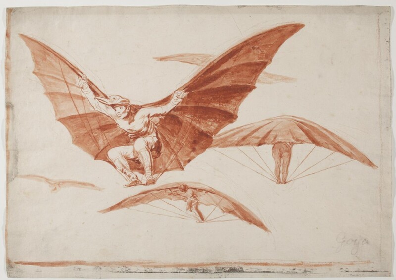 Modo de volar (dibujo preparatorio)