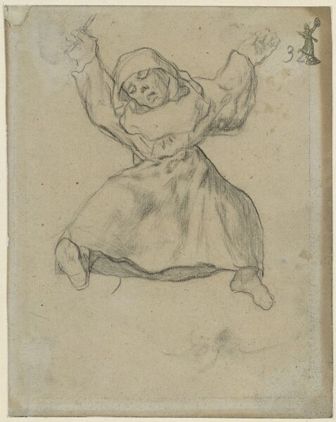 Fraile flotando por los aires (H.32)