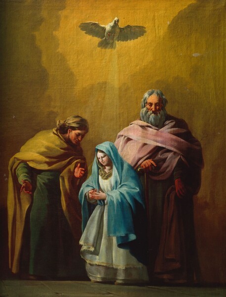 La Virgen con san Joaquín y santa Ana