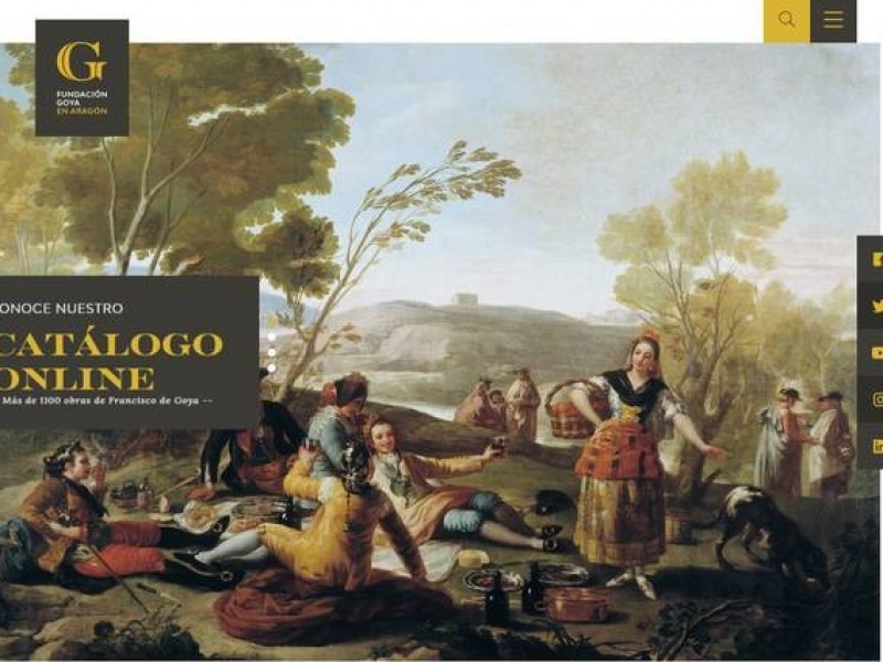 La Fundación Goya se renueva en internet